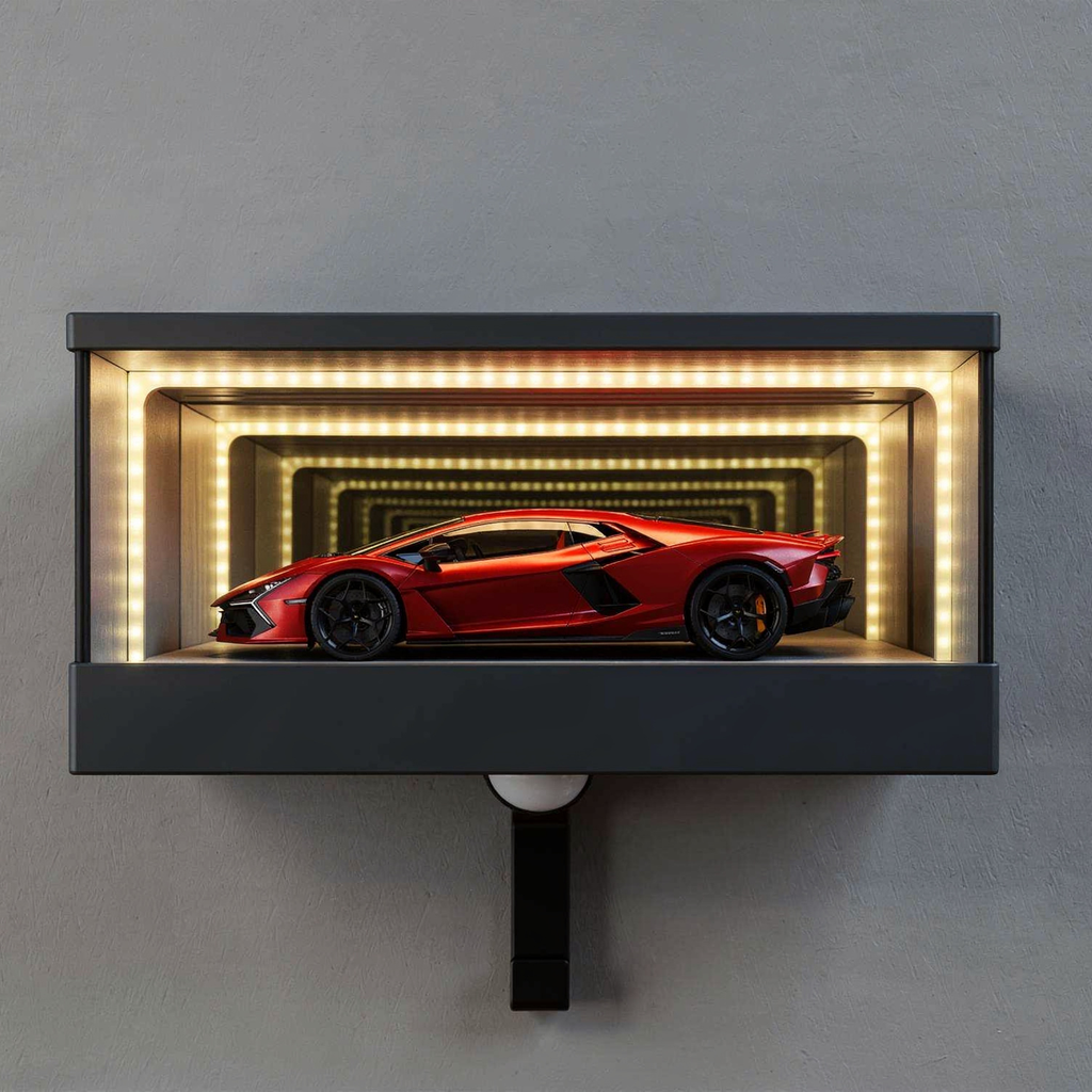 Infinity Mirror Key Display | LED Illuminated Car Key Holder